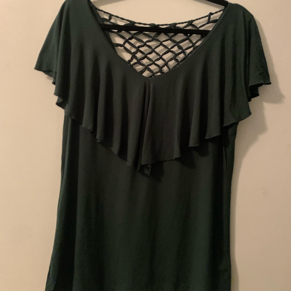 Forest Green Blouse